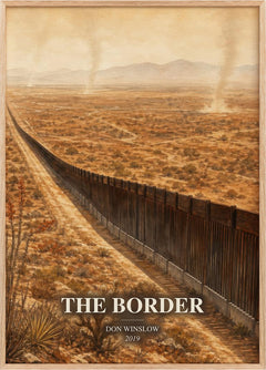 The Border Book Watercolour Illustration by Don Winslow