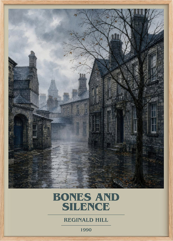 Bones and Silence Book Cover Poster by Reginald Hill