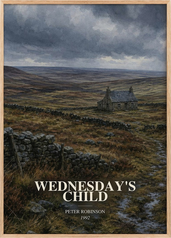 Wednesday's Child Book Watercolour Illustration by Peter Robinson