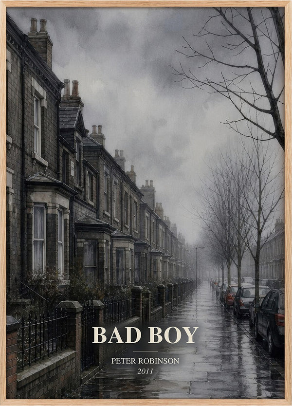 Bad Boy Book Watercolour Illustration by Peter Robinson