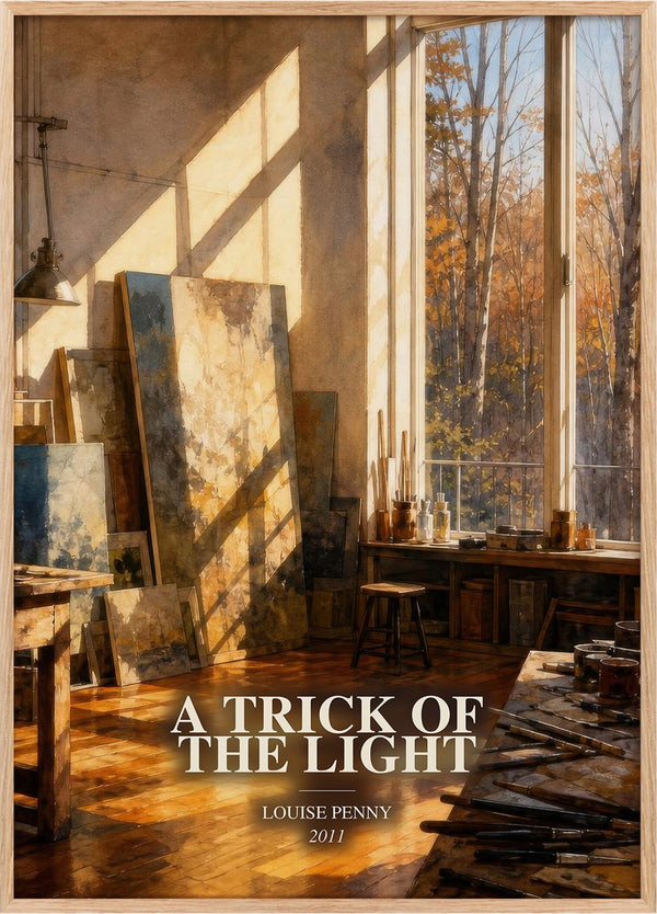 A Trick of the Light Book Watercolour Illustration by Louise Penny