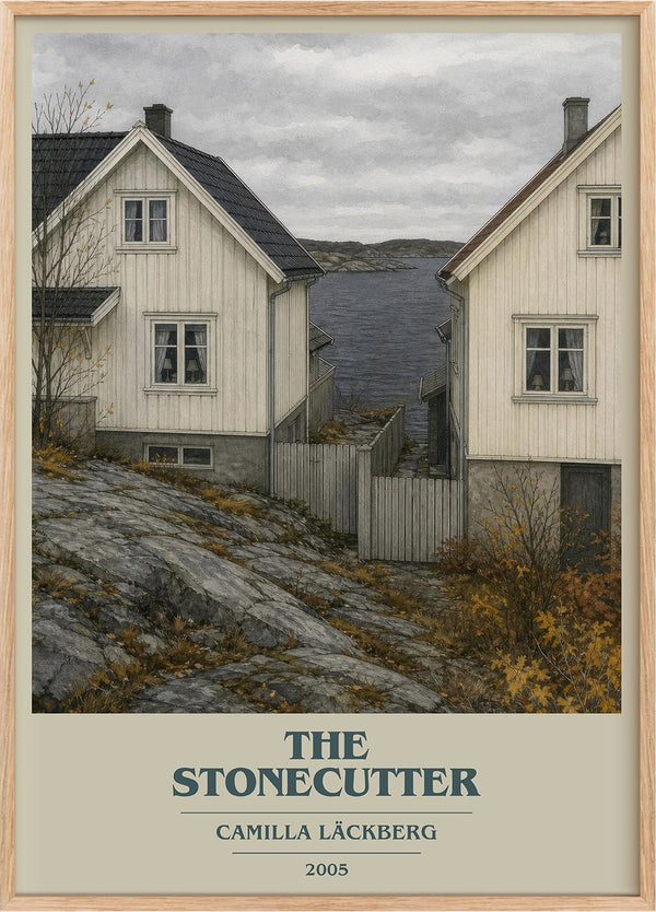 The Stonecutter Book Cover Poster by Camilla Läckberg