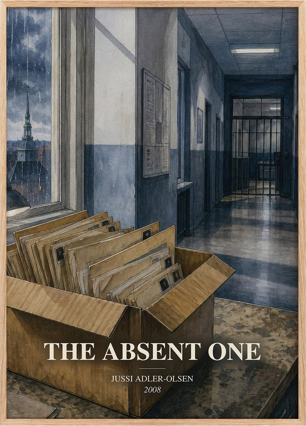 The Absent One Book Watercolour Illustration by Jussi Adler-Olsen