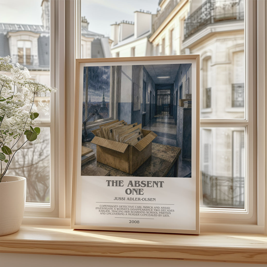 The Absent One bookish poster colour and style options – Jussi Adler-Olsen book art