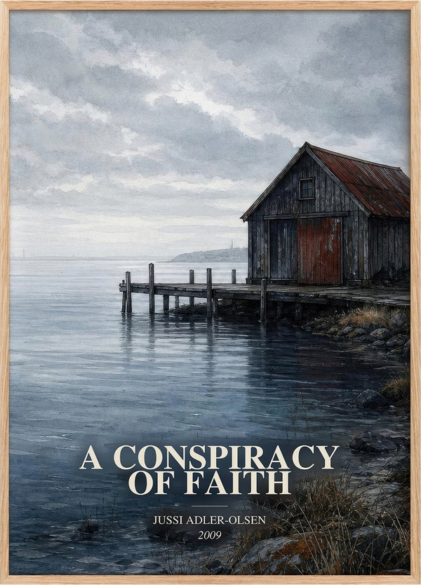 Conspiracy of Faith Book Watercolour Illustration by Jussi Adler-Olsen