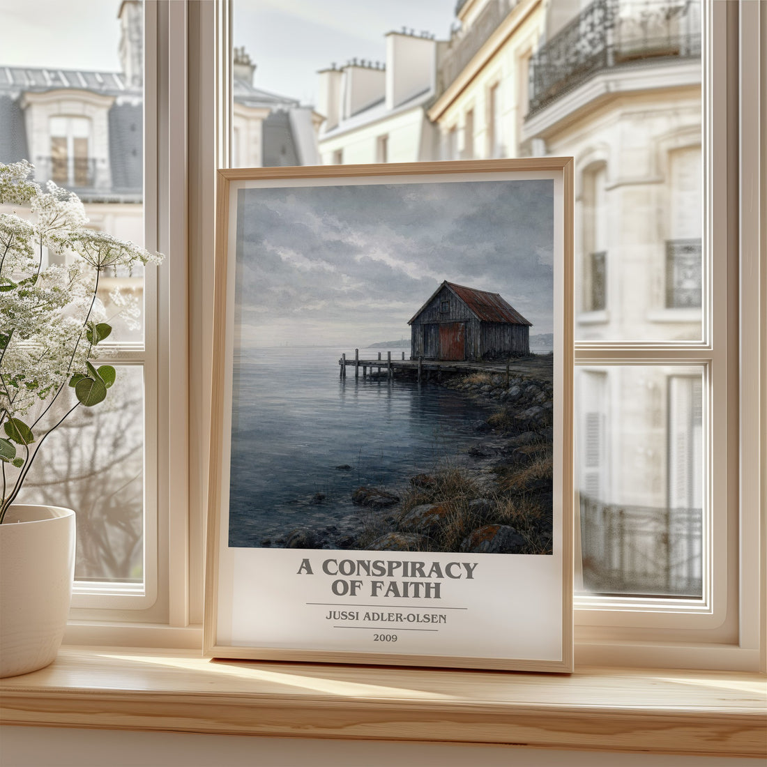 A Conspiracy of Faith book cover poster colour and style options – Jussi Adler-Olsen book art