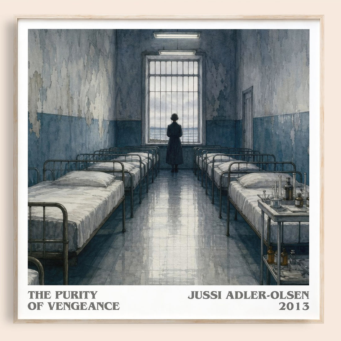 The Purity of Vengeance literary book poster by Jussi Adler-Olsen – framed literary art print