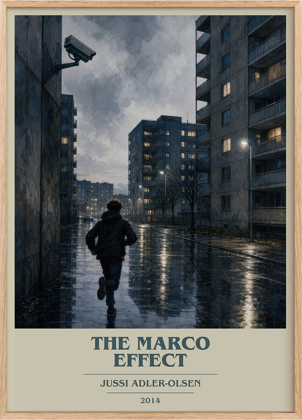 The Marco Effect Book Cover Poster by Jussi Adler-Olsen