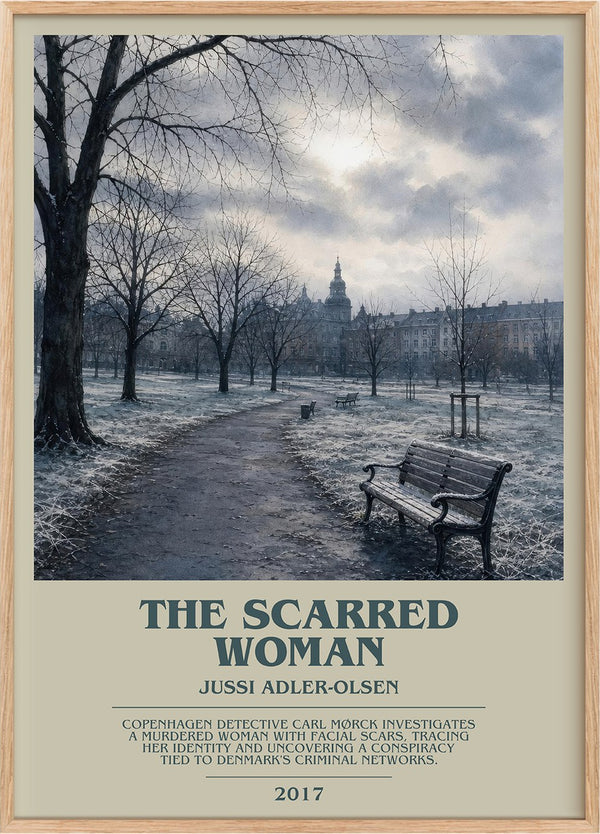 The Scarred Woman Bookish Wall Art by Jussi Adler-Olsen