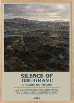 Silence of the Grave Bookish Wall Art by Arnaldur Indriðason
