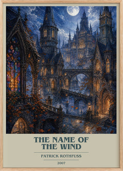 The Name of the Wind Book Cover Poster by Patrick Rothfuss