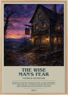 The Wise Man's Fear Bookish Wall Art by Patrick Rothfuss