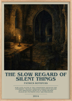 The Slow Regard of Silent Things Bookish Wall Art by Patrick Rothfuss