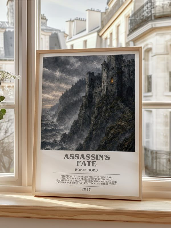 Assassin's Fate bookish poster colour and style options – Robin Hobb book art