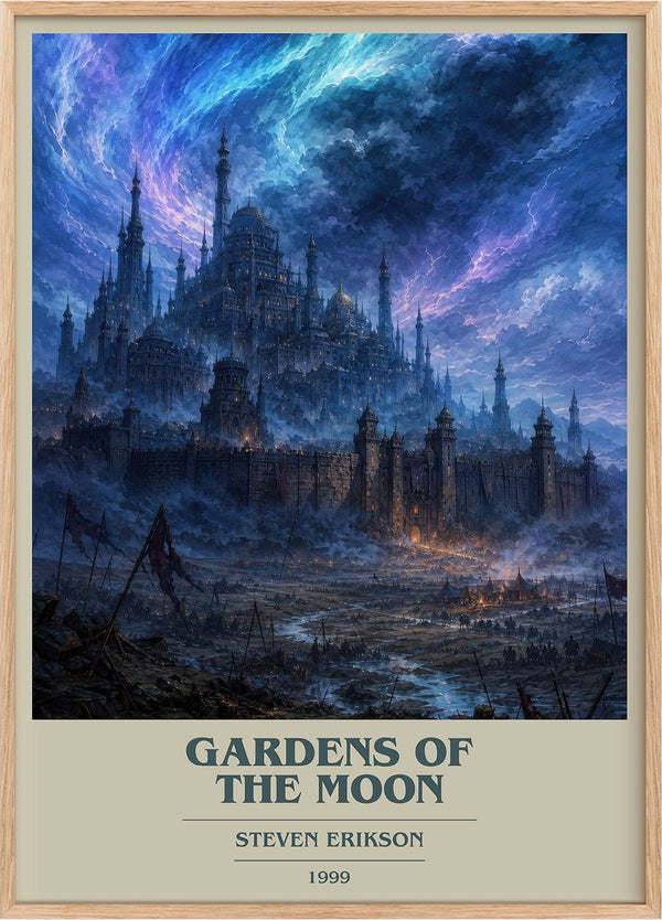 Gardens of the Moon Book Cover Poster by Steven Erikson
