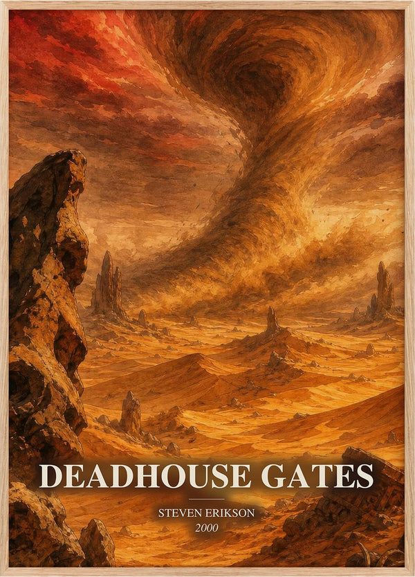 Deadhouse Gates Book Watercolour Illustration by Steven Erikson