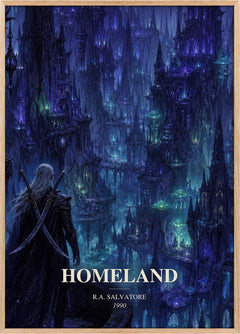 Homeland Book Watercolour Illustration by R.A. Salvatore