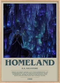 Homeland Bookish Wall Art by R.A. Salvatore