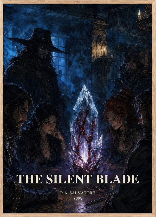 The Silent Blade Book Watercolour Illustration by R.A. Salvatore