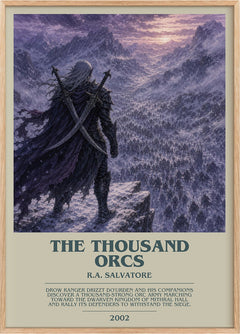 The Thousand Orcs Bookish Wall Art by R.A. Salvatore