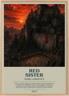 Red Sister Bookish Wall Art by Mark Lawrence