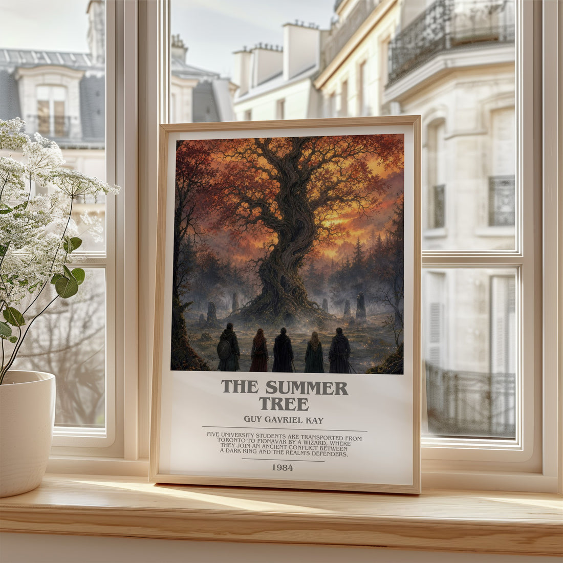 The Summer Tree bookish poster colour and style options – Guy Gavriel Kay book art