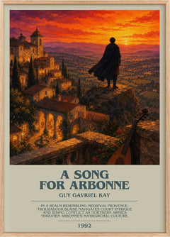 A Song for Arbonne Bookish Wall Art by Guy Gavriel Kay
