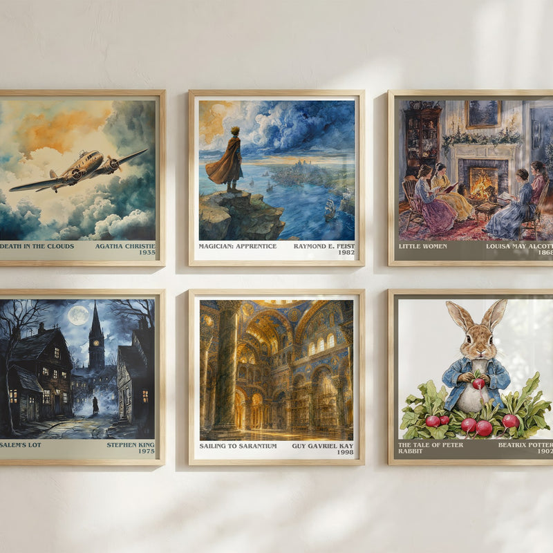 Sailing to Sarantium literary art print colour and style options – Guy Gavriel Kay book art