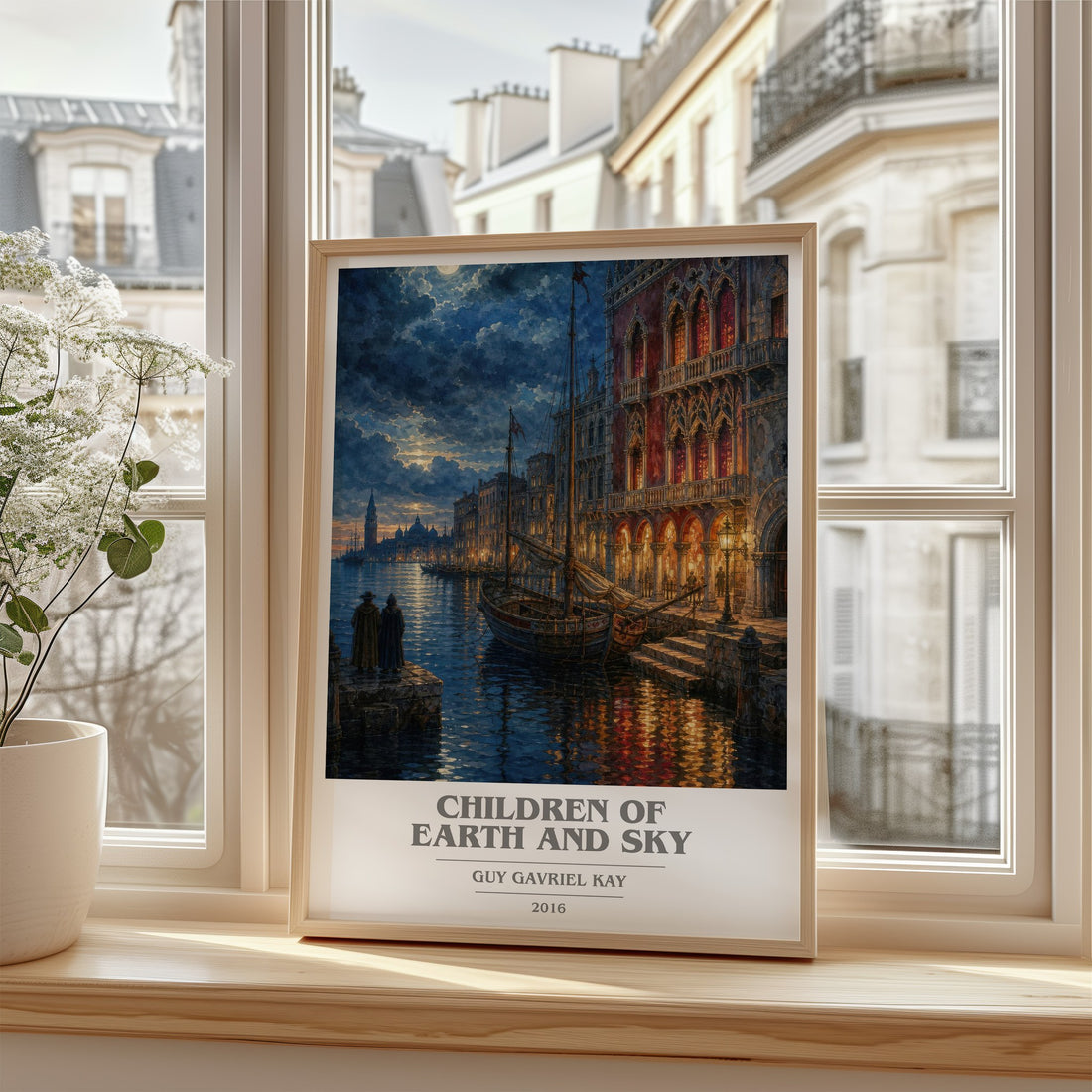 Children of Earth and Sky book cover poster colour and style options – Guy Gavriel Kay book art