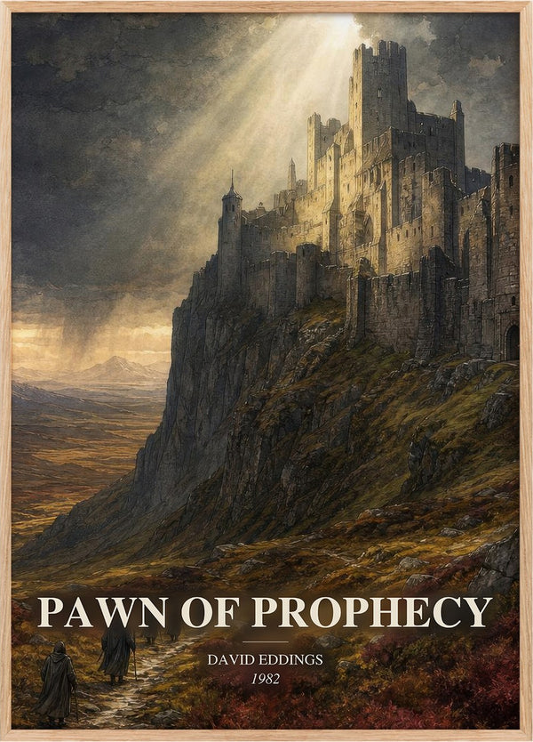Pawn of Prophecy Book Watercolour Illustration by David Eddings
