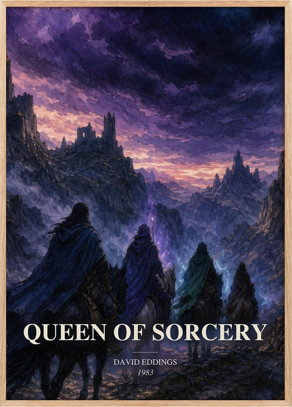 Queen of Sorcery Book Watercolour Illustration by David Eddings