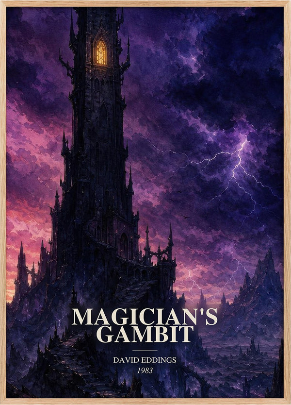 Magician's Gambit Book Watercolour Illustration by David Eddings