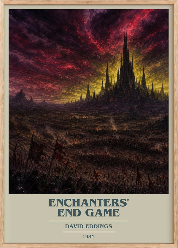 Enchanters' End Game Book Cover Poster by David Eddings