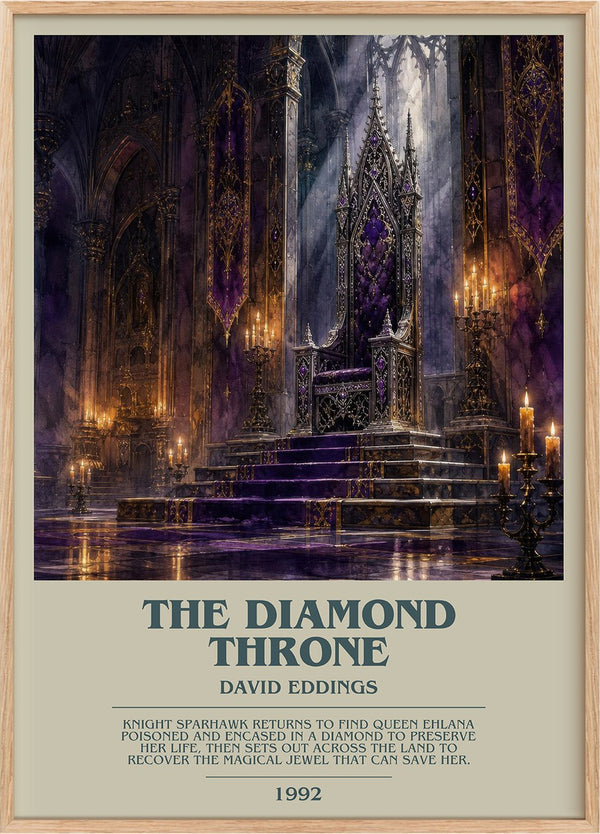 The Diamond Throne Bookish Wall Art by David Eddings