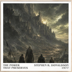 The Power That Preserves Literary Art Print by Stephen R. Donaldson