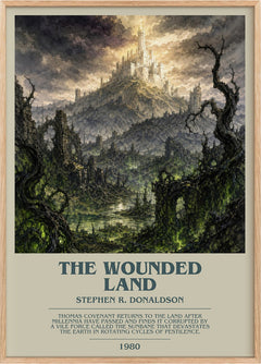 The Wounded Land Bookish Wall Art by Stephen R. Donaldson