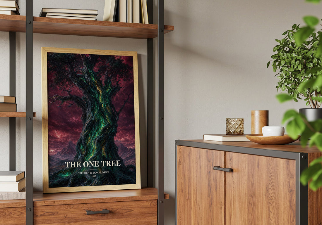 The One Tree book watercolour illustration paper finish options – matte satin gloss