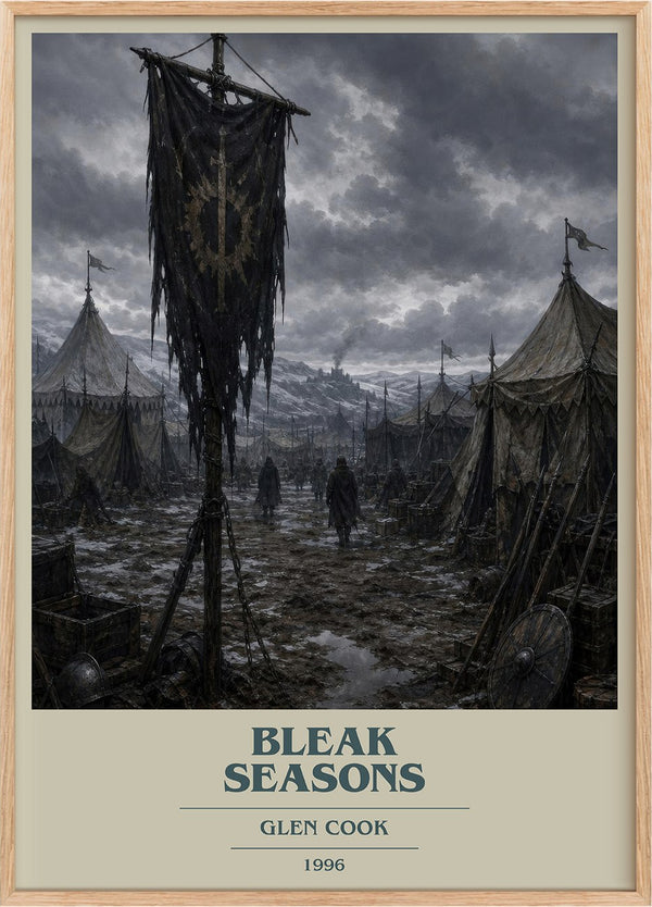 Bleak Seasons Book Cover Poster by Glen Cook