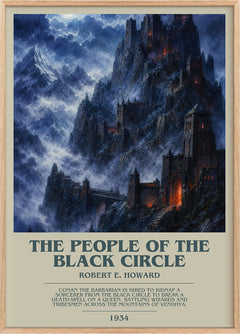 The People of the Black Circle Bookish Wall Art by Robert E. Howard