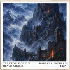 The People of the Black Circle Literary Art Print by Robert E. Howard