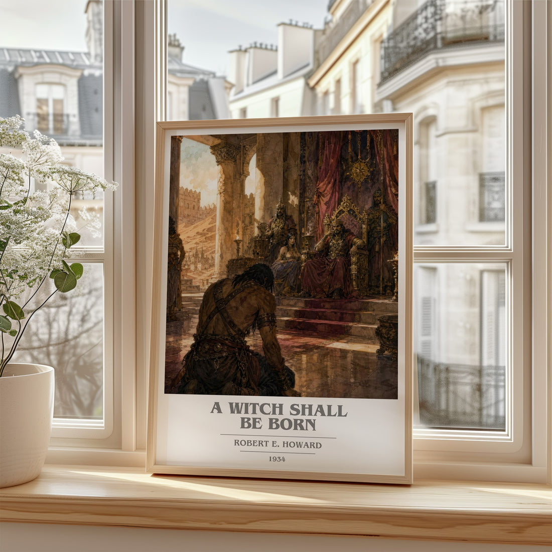 A Witch Shall Be Born book cover poster colour and style options – Robert E. Howard book art