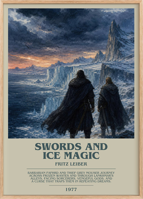 Swords and Ice Magic Bookish Wall Art by Fritz Leiber