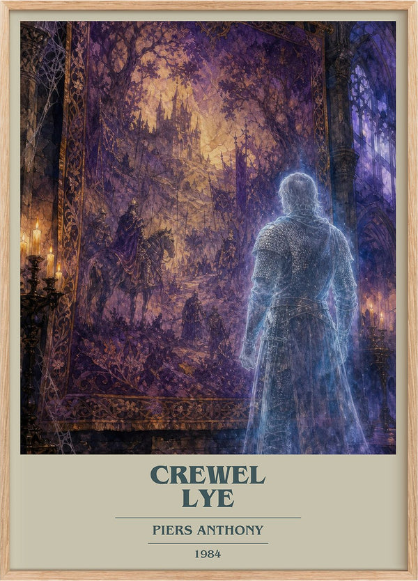 Crewel Lye Book Cover Poster by Piers Anthony