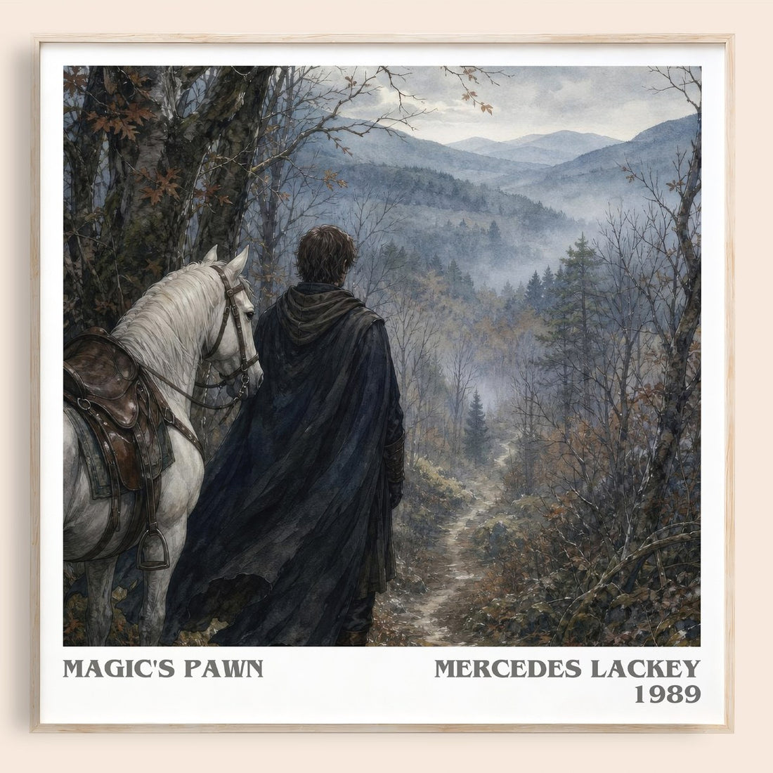 Magic's Pawn literary book poster by Mercedes Lackey – framed literary art print