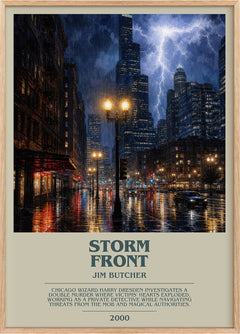 Storm Front Bookish Wall Art by Jim Butcher