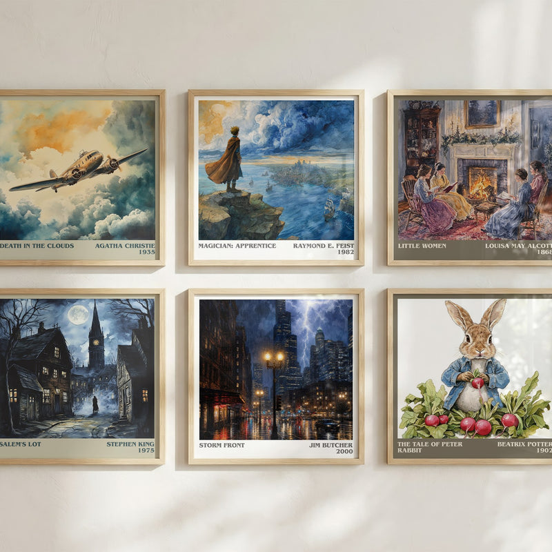 Storm Front literary art print colour and style options – Jim Butcher book art