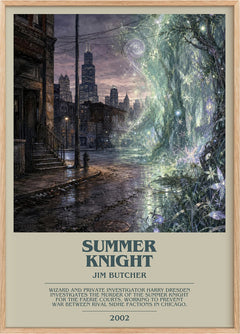 Summer Knight Bookish Wall Art by Jim Butcher