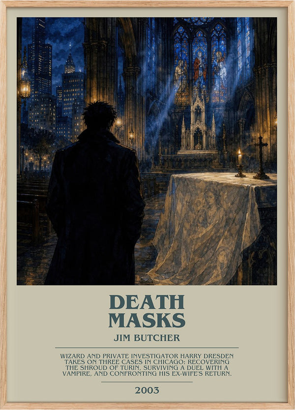 Death Masks Bookish Wall Art by Jim Butcher