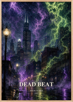 Dead Beat Book Watercolour Illustration by Jim Butcher