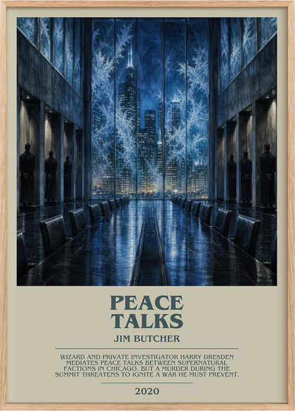 Peace Talks Bookish Wall Art by Jim Butcher